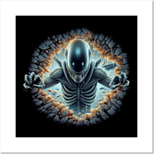 Xenomorph Elegance: Alien Evolution T-Shirt Posters and Art